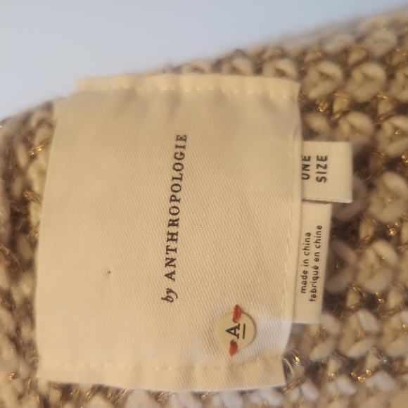 Anthropologie Metallic Fringe Cardigan Sweater - Picture 7 of 7